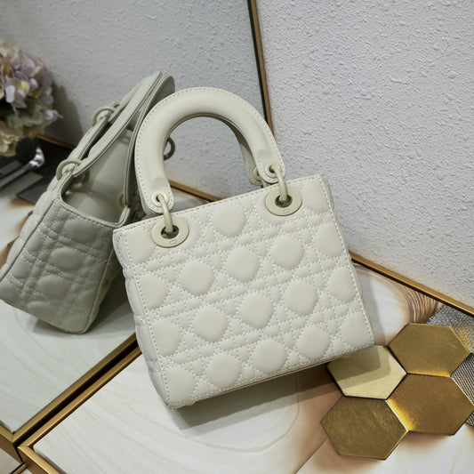 Dior Lady Bag mini White premium quality 1:1