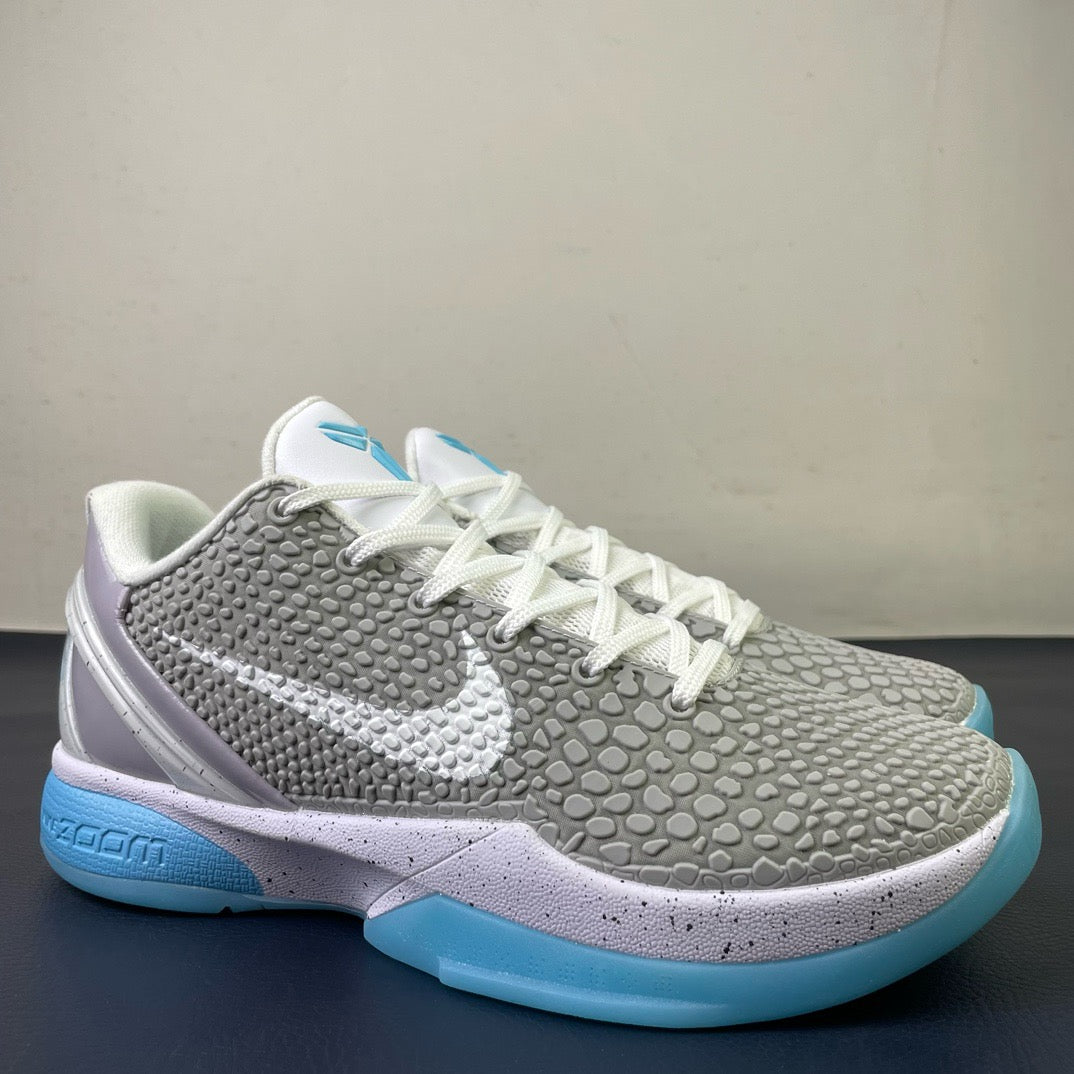 MX batch NIKE Zoom Kobe 6 white grey blue