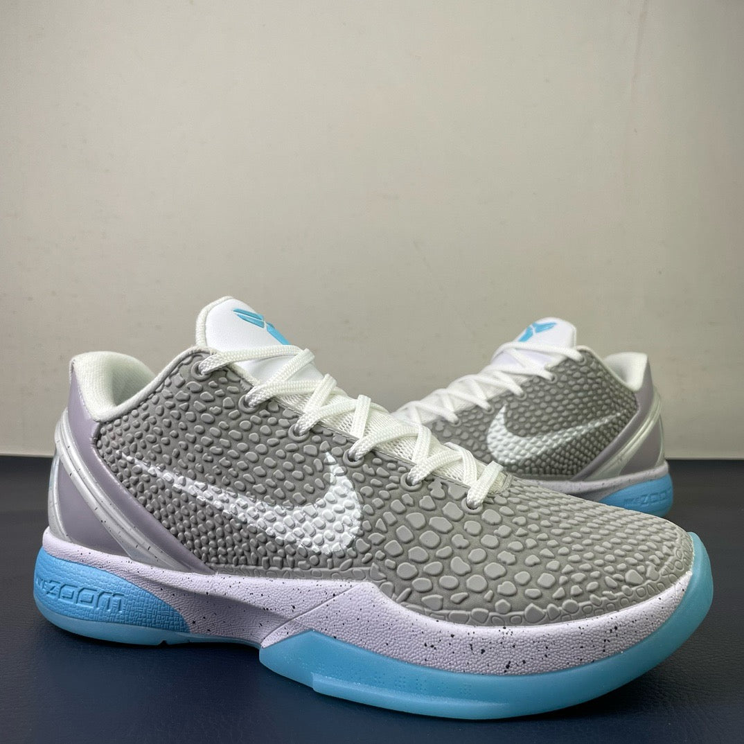 MX batch NIKE Zoom Kobe 6 white grey blue