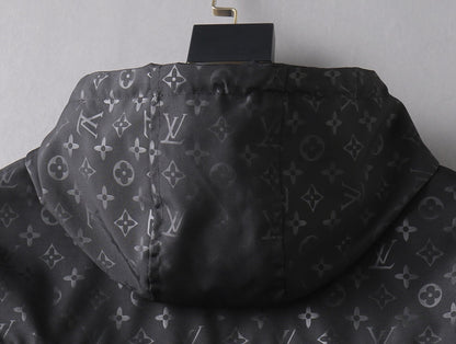 Louis Vuitton Monogram Wool Bouclette Zipped Blouson jacket