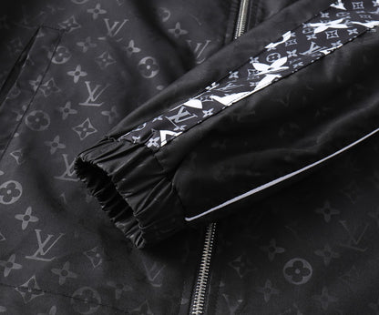 Louis Vuitton Premium Jacquard Hooded Jumper