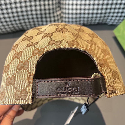 Gucci Brown Strip Cap