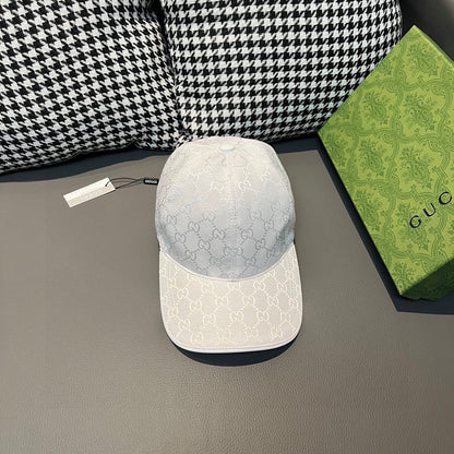 Gucci White Silver Hat