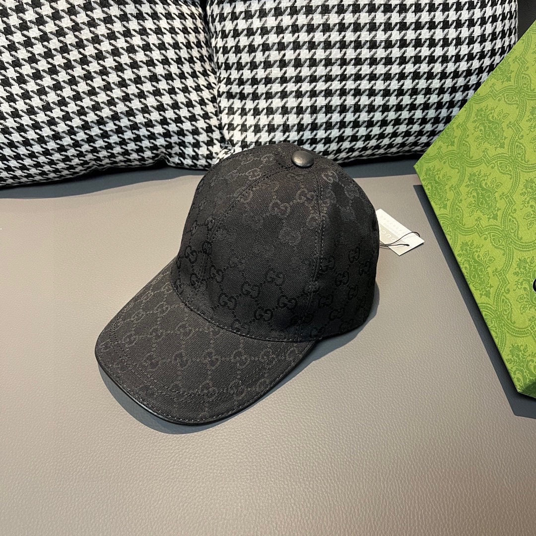 GG denim baseball hat