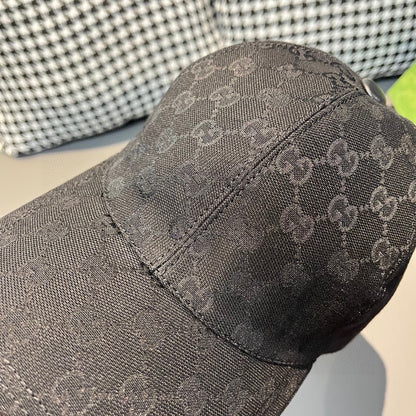 GG denim baseball hat