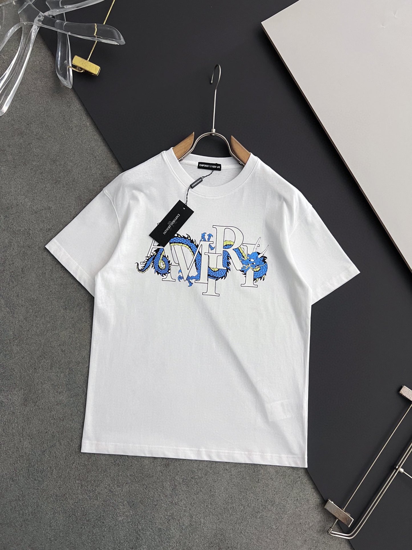 AMIRI Dragon Cotton T-shirt White