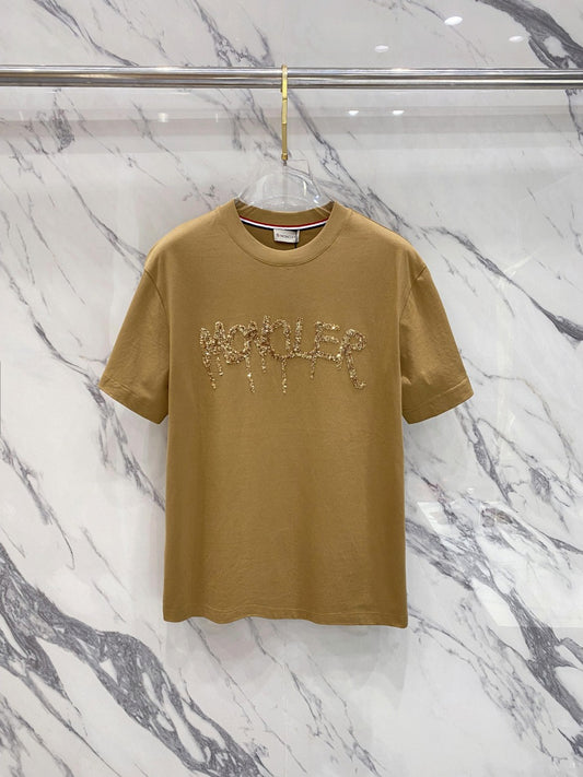 Amiri Emroidered T-shirt Cream