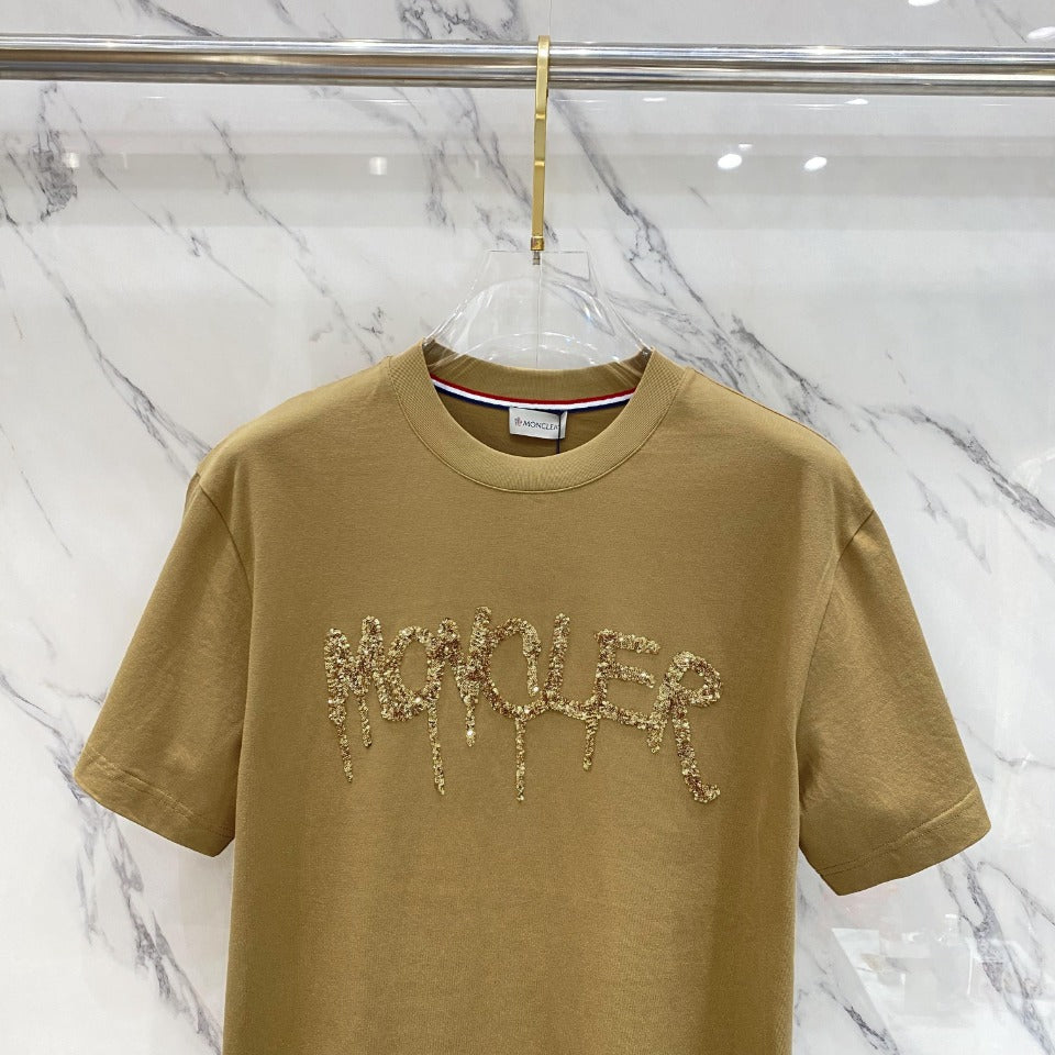 Amiri Emroidered T-shirt Cream